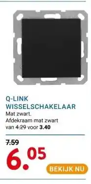 Kluswijs Q-LINK WISSELSCHAKELAAR aanbieding