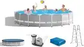 Bol.com 18FT X 48IN PRISM FRAME PREMIUM POOL SET aanbieding