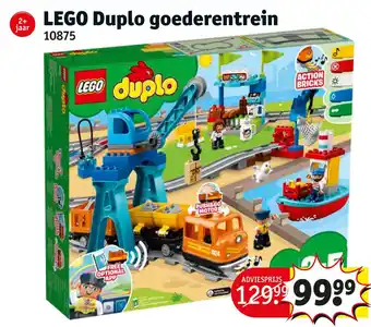 Kruidvat LEGO Duplo goederentrein aanbieding