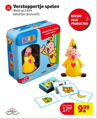 Kruidvat Verstoppertje spelen aanbieding