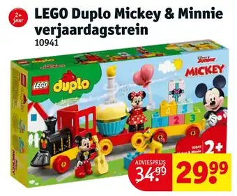 Kruidvat LEGO Duplo Mickey & Minnie verjaardagstrein aanbieding