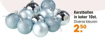 Kwantum Kerstbal Goud 10 Stuks aanbieding