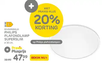 Praxis Philips Plafondlamp Superslim aanbieding