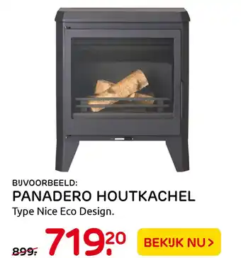 Praxis Panadero Houtkachel Type Nice Eco Design aanbieding