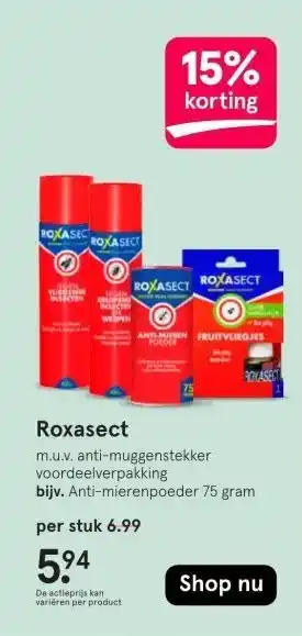 Etos Roxasect aanbieding