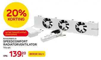 Praxis Speedcomfort Radiatorventilator aanbieding