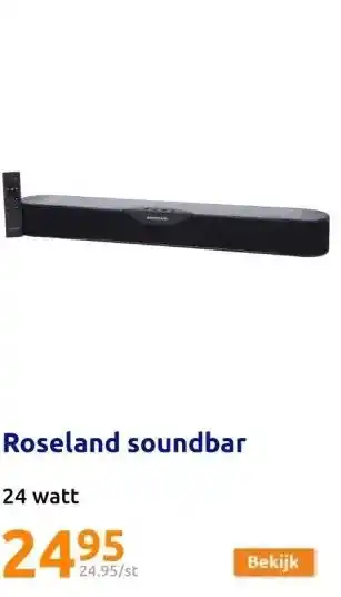 Action Roseland soundbar aanbieding