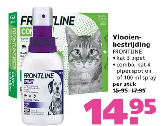 Ranzijn Frontline Vlooienbestrijding aanbieding