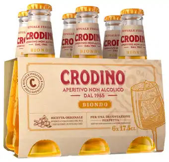 Gall & Gall Crodino Biondo 6X17.5CL Alcoholvrij aanbieding