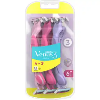 Jumbo Gillette Venus 3 Colors Scheermesjes x6 aanbieding