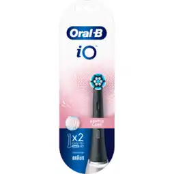 Jumbo Oral-B iO Gentle Care Black Opzetborstels, 2 Stuks aanbieding