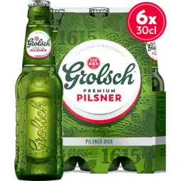 Jumbo Grolsch Bier Flessen 6 x 30cl aanbieding