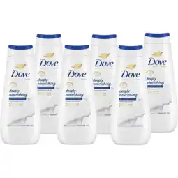 Jumbo Dove Advanced Care Verzorgende Douchegel Deeply Nourishing 6 x 400ml aanbieding