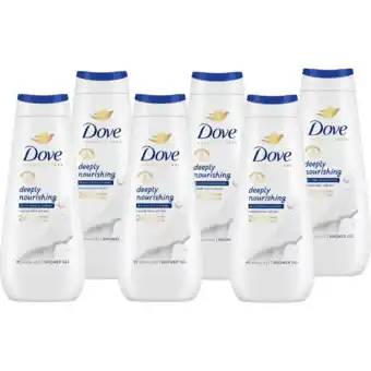 Jumbo Dove Advanced Care Verzorgende Douchegel Deeply Nourishing 6 x 400ml aanbieding
