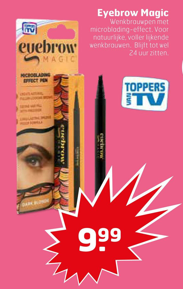Eyebrow Magic aanbieding bij Trekpleister