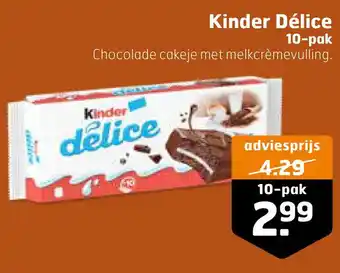 Trekpleister Kinder Délice aanbieding