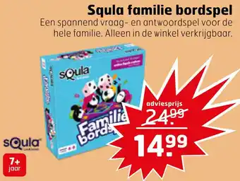 Trekpleister Squla familie bordspel aanbieding