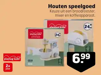 Trekpleister Houten speelgoed aanbieding