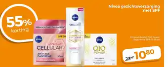 Trekpleister Nivea gezichtsverzorging met SPF aanbieding
