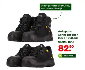 Welkoop Grisport werkschoenen 901 of 903, S3 aanbieding
