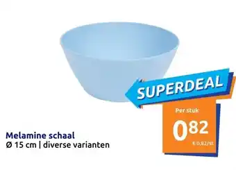 Action Melamine schaal aanbieding