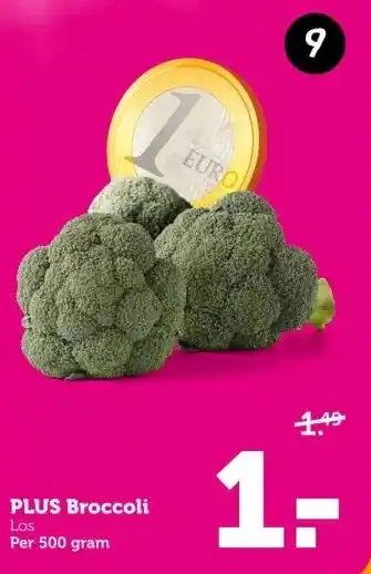 Coop PLUS Broccoli aanbieding