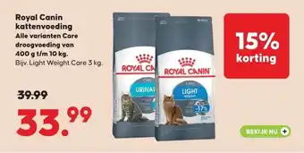 Pets Place Royal Canin kattenvoeding aanbieding