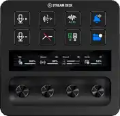 Amazon Elgato Stream Deck +, Audio-Mixer, Live Productie en Studiocontroller voor Content Creators, Streamen, Gamen, met aanpasbare  aanbieding