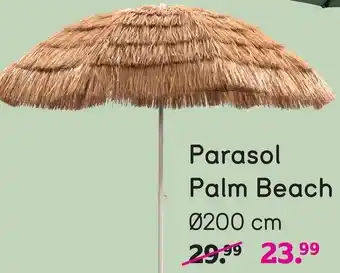 Leen Bakker Parasol Palm Beach Ø200 cm aanbieding