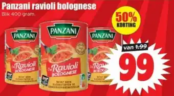Dirk Panzani ravioli bolognese 400g aanbieding