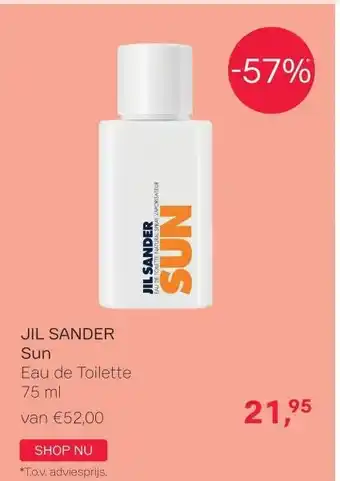 Pour Vous JIL SANDER Sun aanbieding