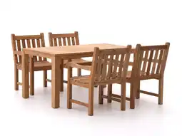 Kees Smit Sunyard Wales/Oxford 160cm dining tuinset 5-delig aanbieding