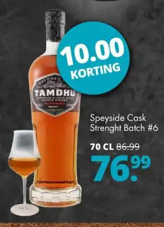 Mitra Tamdhu Speyside Cask Strenght Batch #6 700ml aanbieding