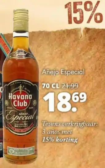 Mitra Havana Club 700ml aanbieding