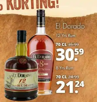 Mitra El Dorado Rum aanbieding