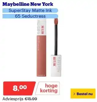 Bol.com Maybelline New York aanbieding