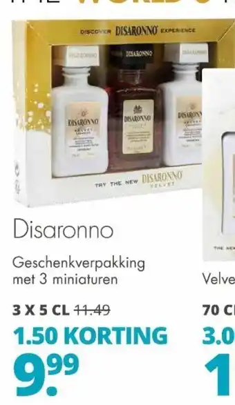 Mitra Disaronno Geschenkverpakking 3*500ml aanbieding