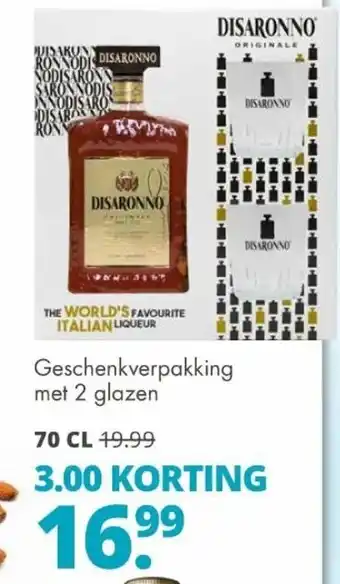 Mitra Disaronno Geschenkverpakking 700ml aanbieding