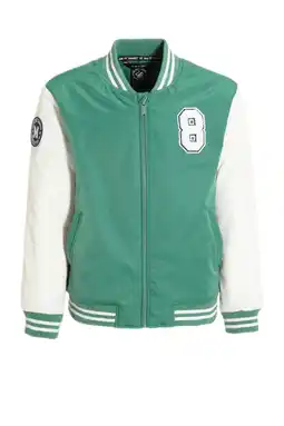Wehkamp Me & My Monkey baseball jacket Paul groen aanbieding