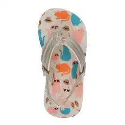 Wehkamp Reef Little Ahi teenslippers met hielbandje goud aanbieding