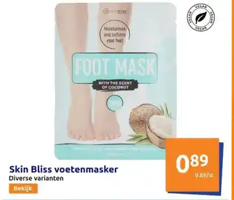 Action Skin Bliss voetenmasker aanbieding