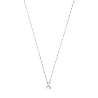 Douglas Isabel Bernard Isabel Bernard Saint Germain Dames Ketting Goud - Witgoud (Letter M) aanbieding