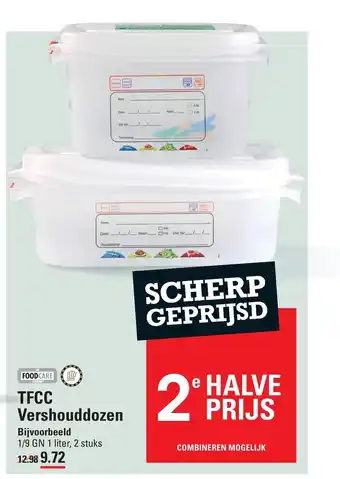 Sligro TFCC Vershouddozen aanbieding