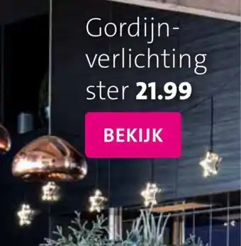 Intratuin Gordijn verlichting ster aanbieding