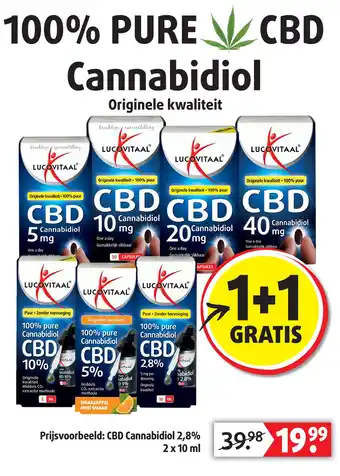 Lucovitaal CBD Cannabidiol aanbieding