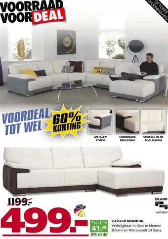 Seats and Sofas 2-Eiland MONDIAL aanbieding