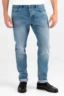 Wehkamp Butcher of Blue slim fit jeans Sacramento lt aged aanbieding