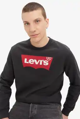 Wehkamp Levi's sweater met logo antraciet aanbieding