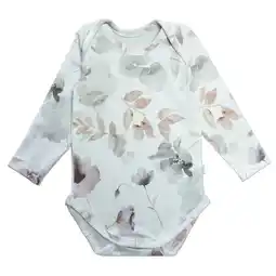 Wehkamp Yumi Baby newborn romper Magnolia off white/lichtbruin/lichtgrijs aanbieding