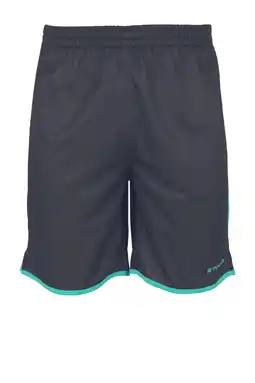 Wehkamp Stanno Junior voetbalshort Altius antraciet/groen aanbieding